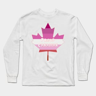 Proud Canadian (Lesbian) Long Sleeve T-Shirt